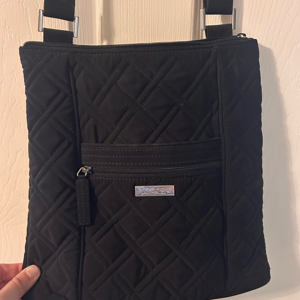 Vera Bradley Black Quilted Crossbody Bag